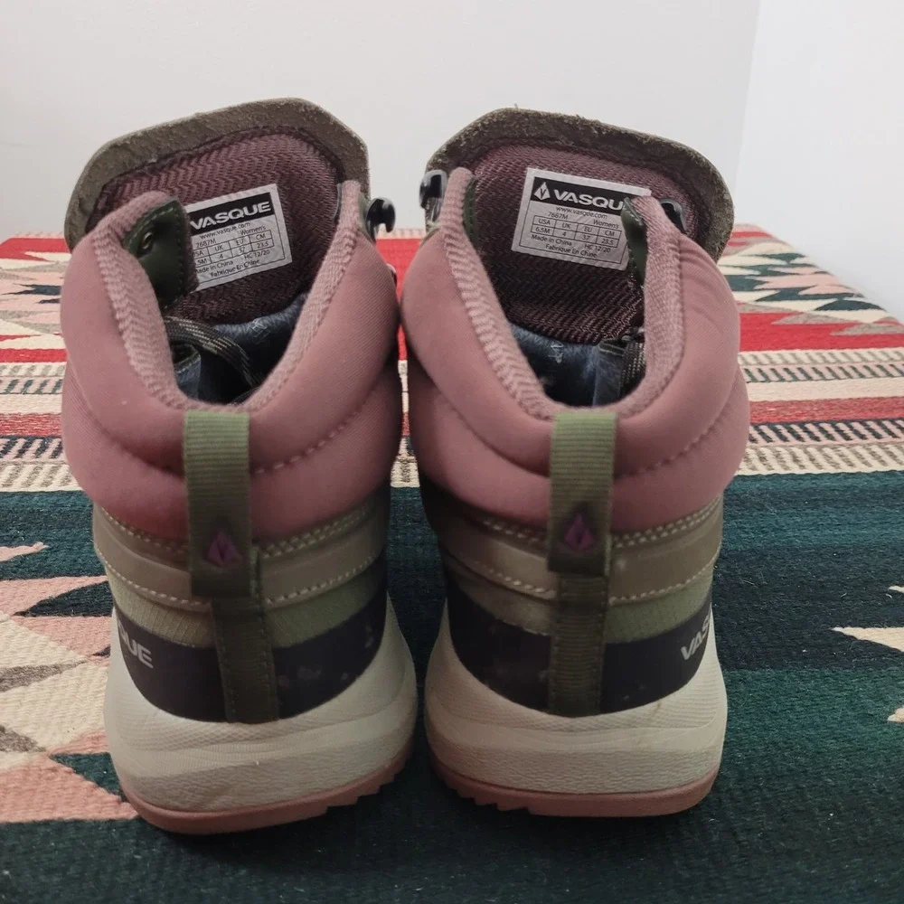 Vasque Alchemist UltraDry XT Hiking Boots‎ Sz 6.5 Green Waterproof Outdoors Gorp